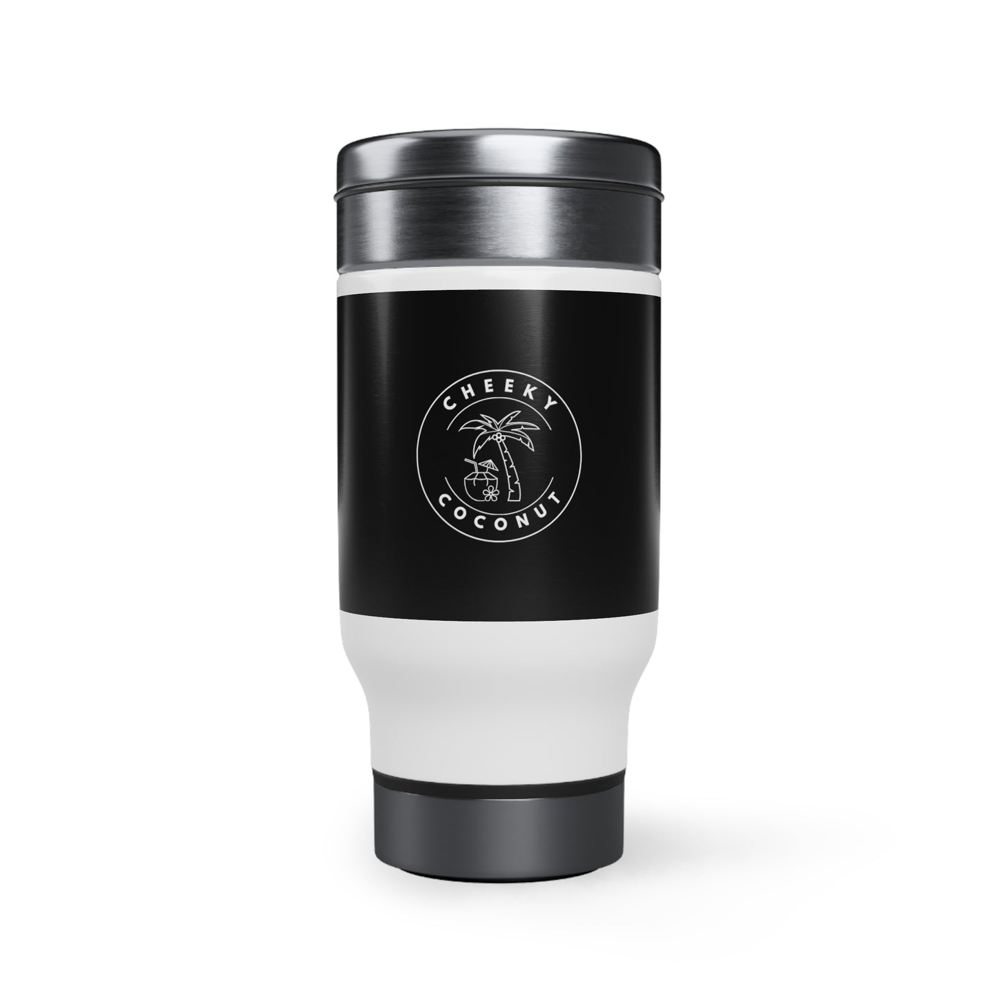 Stainless Steel Travel Mug with Handle, 14oz