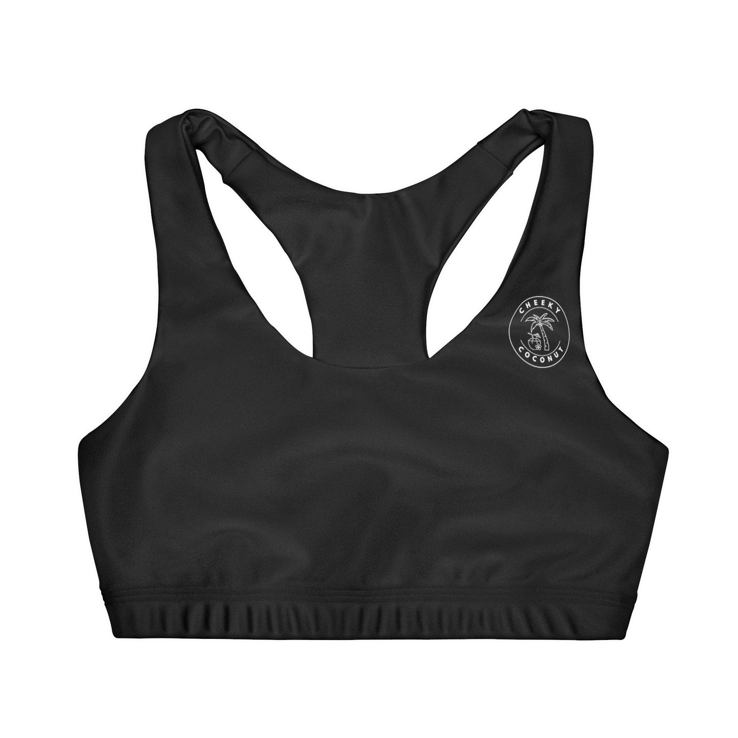 Girls' Double Lined Seamless Sports Bra (AOP)