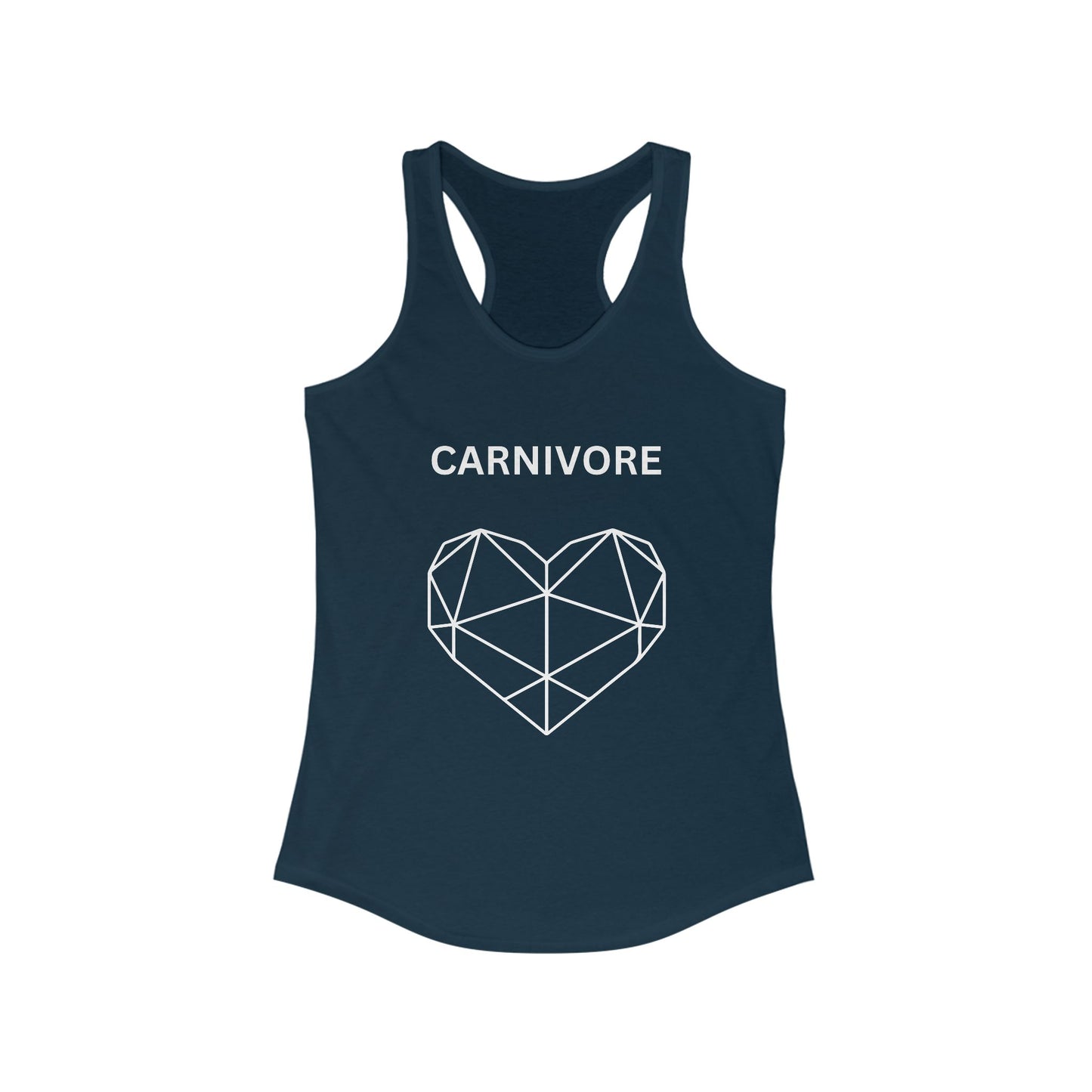 Carnivore Heart Racerback Tank