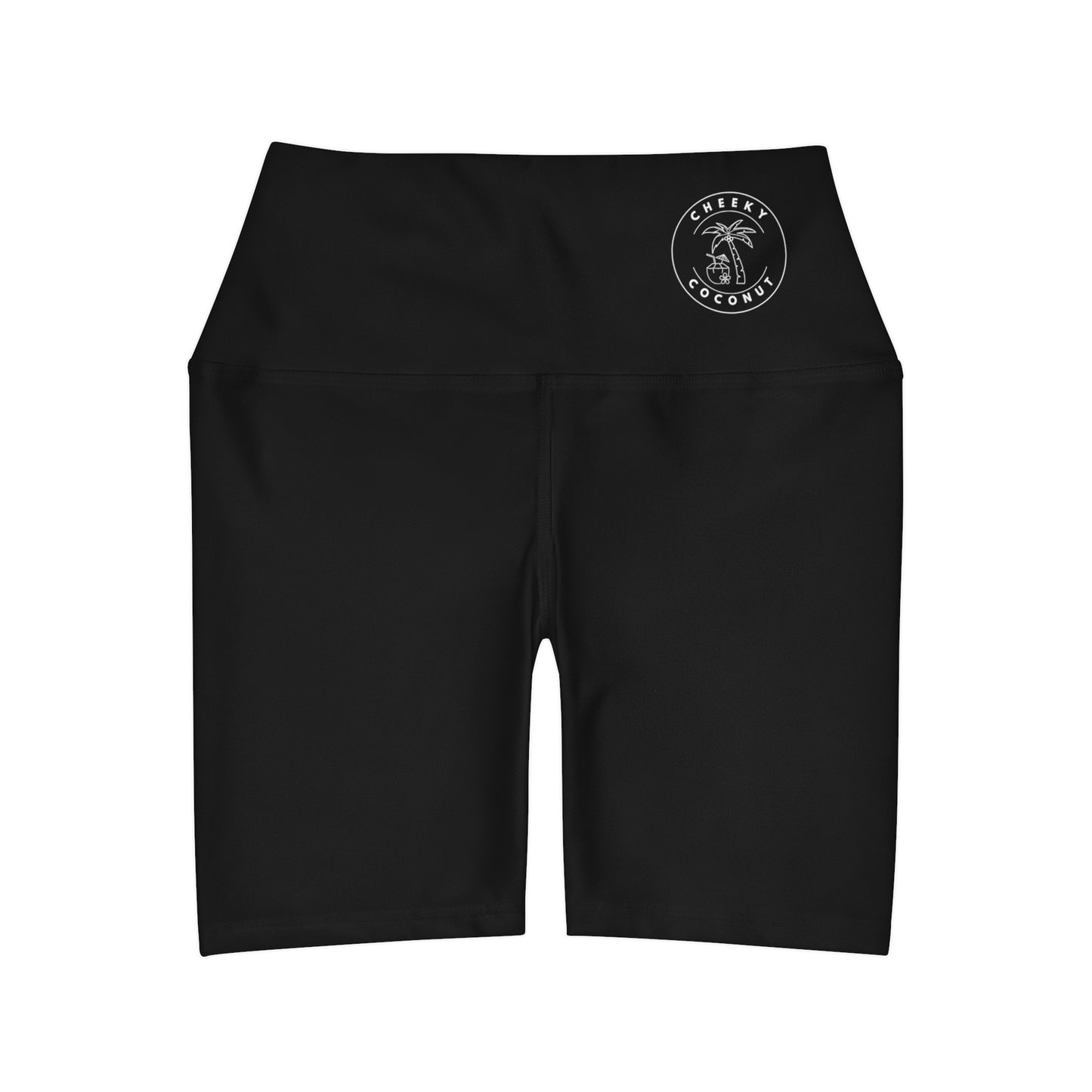 High Waisted Yoga Shorts (AOP)