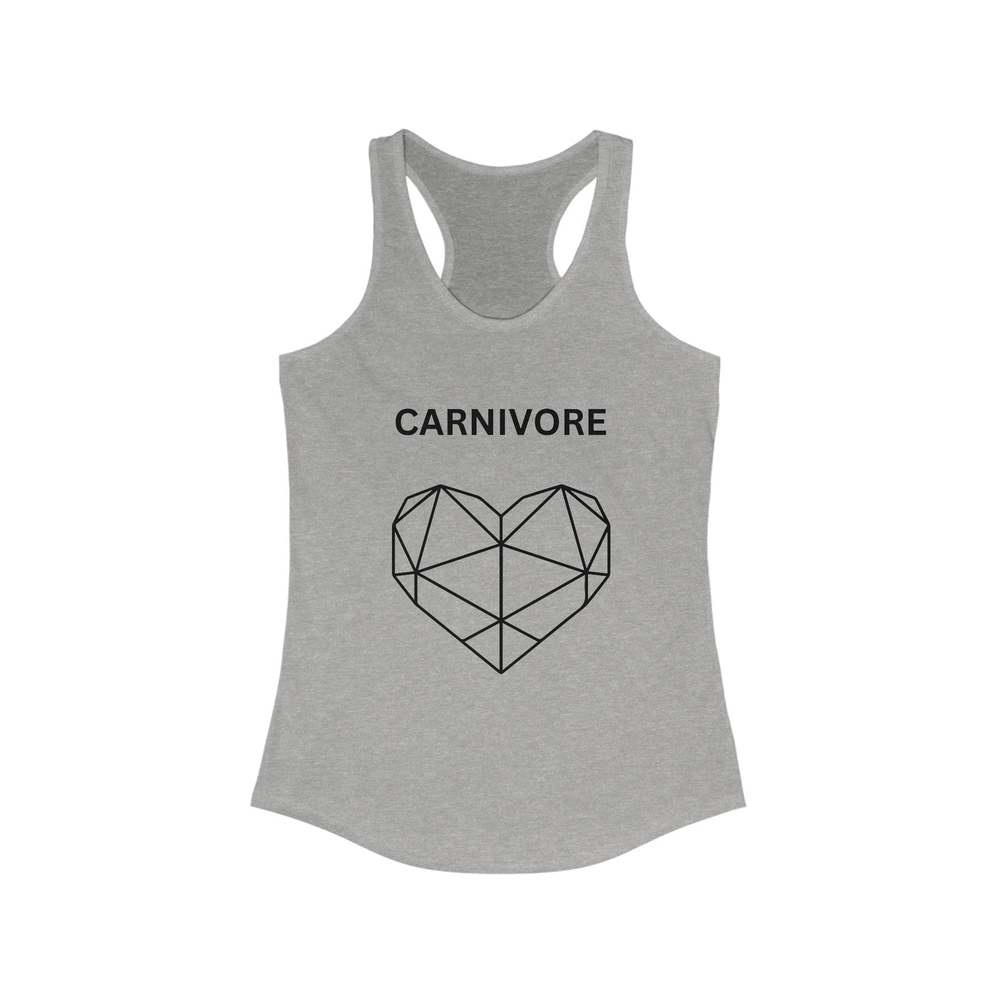 Carnivore Heart Racerback Tank