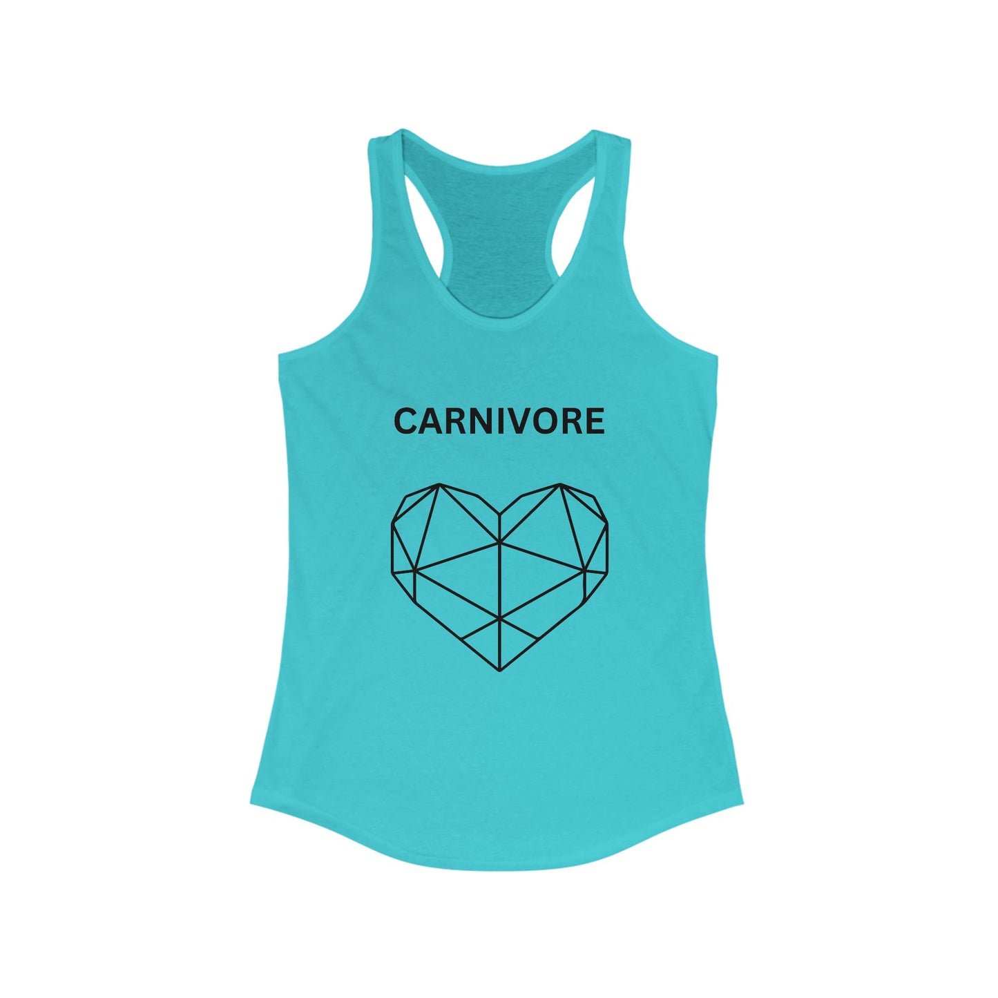 Carnivore Heart Racerback Tank