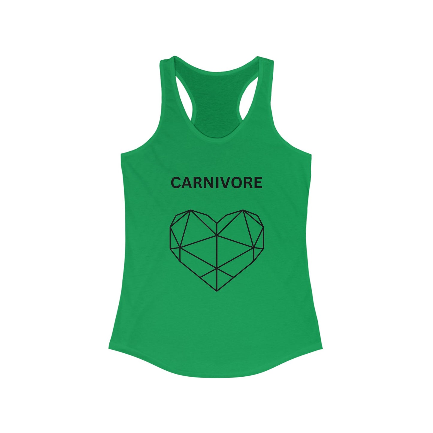 Carnivore Heart Racerback Tank